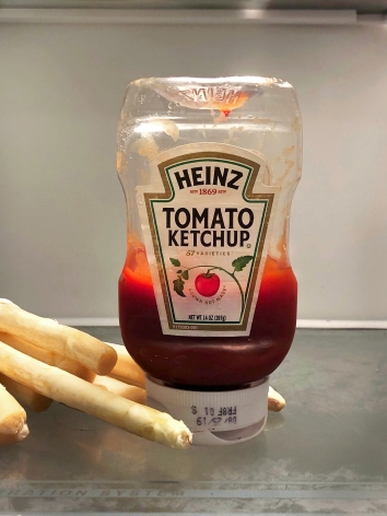 Roe Ethridge, White Asparagus and Ketchup, 2019
