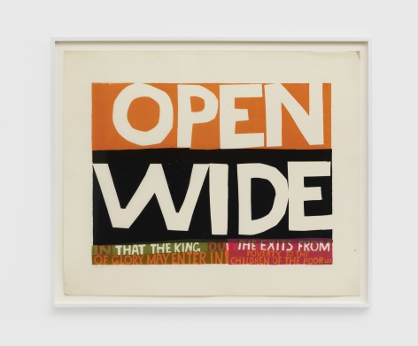 Corita Kent Wide open,&nbsp;1964