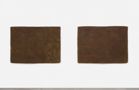 Robert Overby Three Plywood Sheets, 9 July 1972