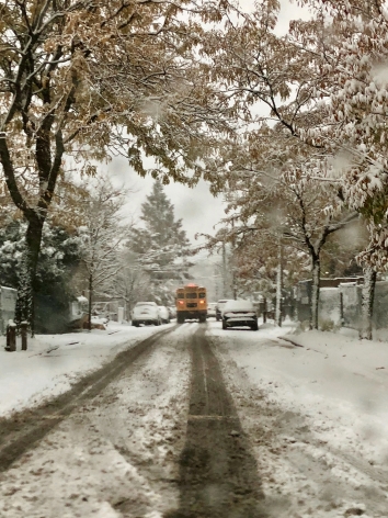 Roe Ethridge, School Bus, East New York, 2018