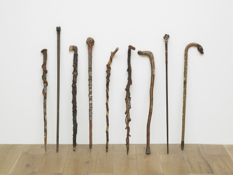 Klaus Weber Collection Hiking Sticks, 2002