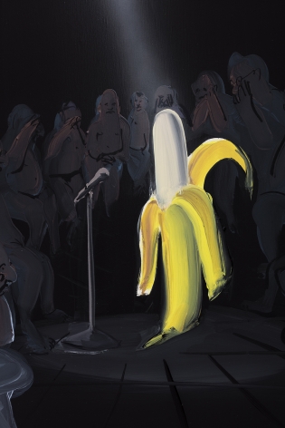 Tala Madani A Banana is Speaking, 2017