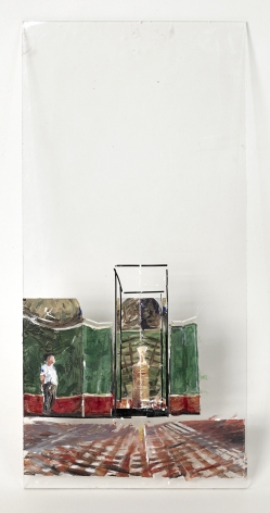 Dierk SchmidtUntitled, 2013Oil on acrylic glass9 7/8 x 4 3/4 in (25 x 12 cm)&nbsp;